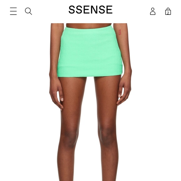Alexander Wang Ladies Mint Julep skort - Picture 3 of 3